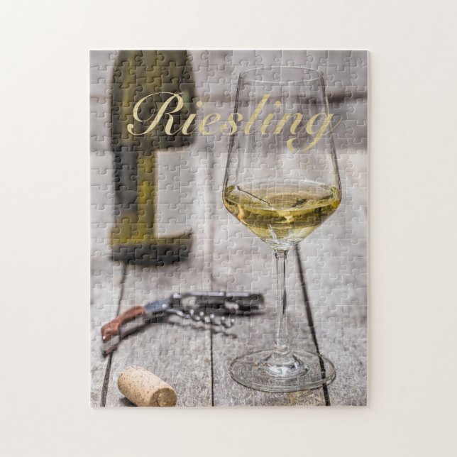 Riesling for white Wine lover Sommelier gift Jigsaw Puzzle (Vertical)