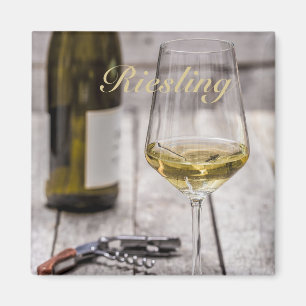 Riesling for white Wine lover Sommelier gift Magnet