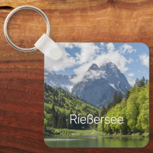 Riessersee Alps Garmisch Partenkirchen Bavaria Lug Keychain