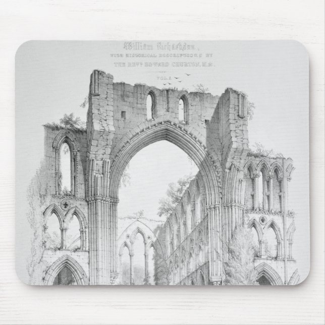 Rievaulx Abbey Mouse Pad (Front)
