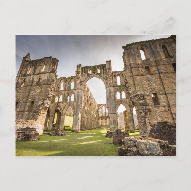 RIEVAULX ABBEY, NORTH YORKSHIRE, UK POSTCARD (Front)