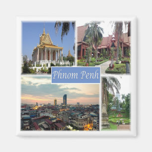 Rif. KH * Cambodia, Phnom Penh Magnet