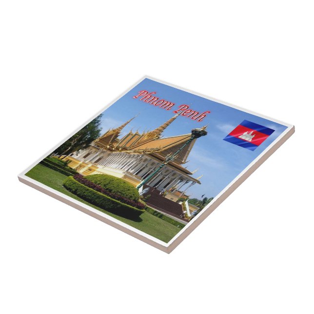 Rif. KH Cambodia, Phnom Penh, Royal Place Tile (Side)