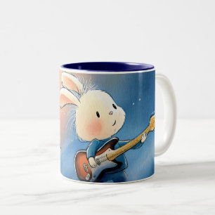 Riff Hard or Go Home Two-Tone Mug