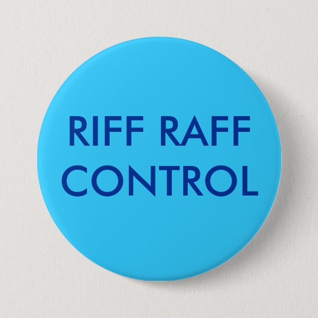 RIFF RAFFCONTROL 3 INCH ROUND BUTTON (Front)