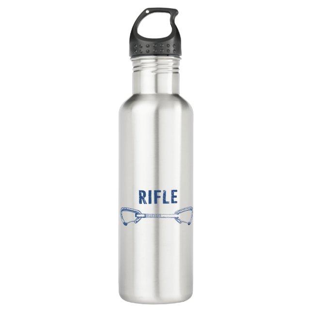Rifle Colorado Rock Climbing Quickdraw 710 Ml Water Bottle (Front)