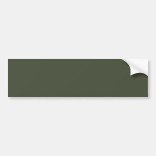 Rifle Green Solid Colour Bumper Sticker