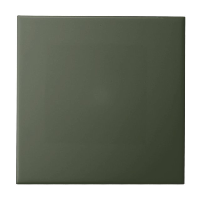 Rifle Green Solid Colour Tile (Front)