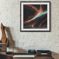 Rift in Interstellar Space Premium Wrapped Canvas 