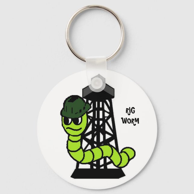 Rig Worm Keychain (Front)