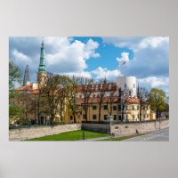 Riga Castle during sunny day in Riga, Latvia