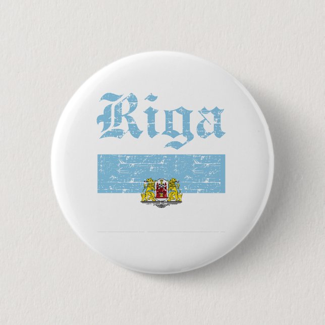 Riga City Designs 2 Inch Round Button (Front)