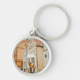 Riga Cityscape Flexible Photo Magnet Keychain
