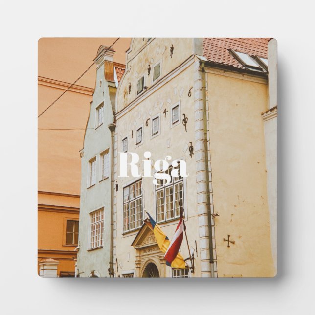 Riga Cityscape Flexible Photo Magnet Plaque (Front)