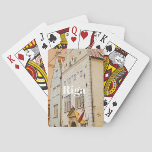 Riga Cityscape Flexible Photo Magnet Playing Cards