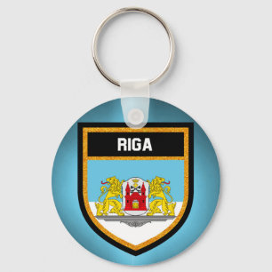 Riga Flag Keychain
