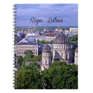 Riga, Latvia cityscape Notebook