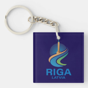 Riga Latvia Keychain