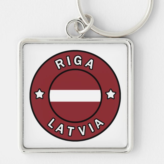 Riga Latvia Keychain (Front)