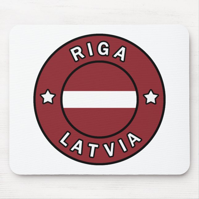 Riga Latvia Mouse Pad (Front)