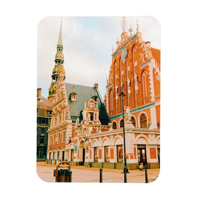 Riga Town Hall Square  Magnet (Vertical)