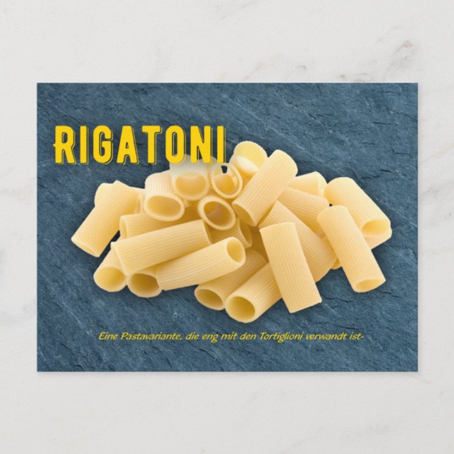 Rigatoni al Forno Postcard (Front)