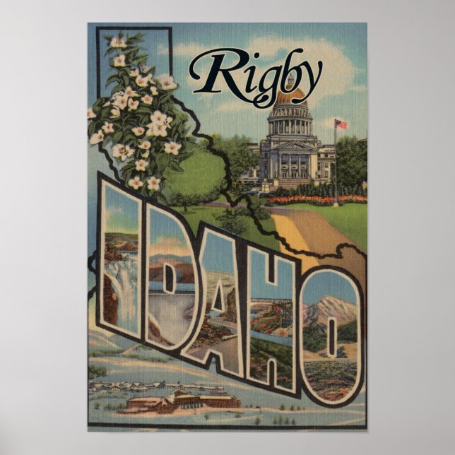 Rigby, IdahoLarge Letter ScenesRigby, ID Poster (Front)
