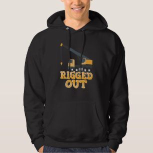 Rigged out Crane Operator Construction Worker Hoodie
