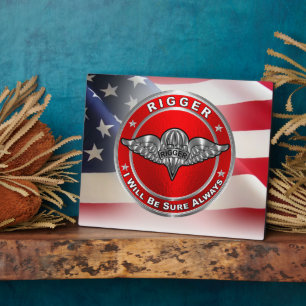Rigger Army Veteran Plaque