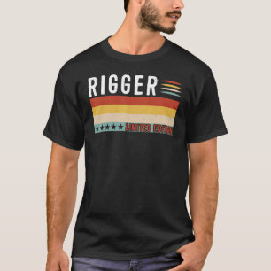 Rigger Job Title Profession Worker Appreciation Id T-Shirt
