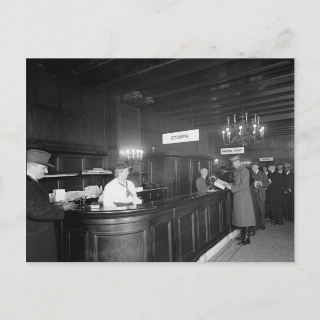 Riggs Building Post Office Postcard (Front)