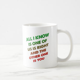 Right and You Funny Mug