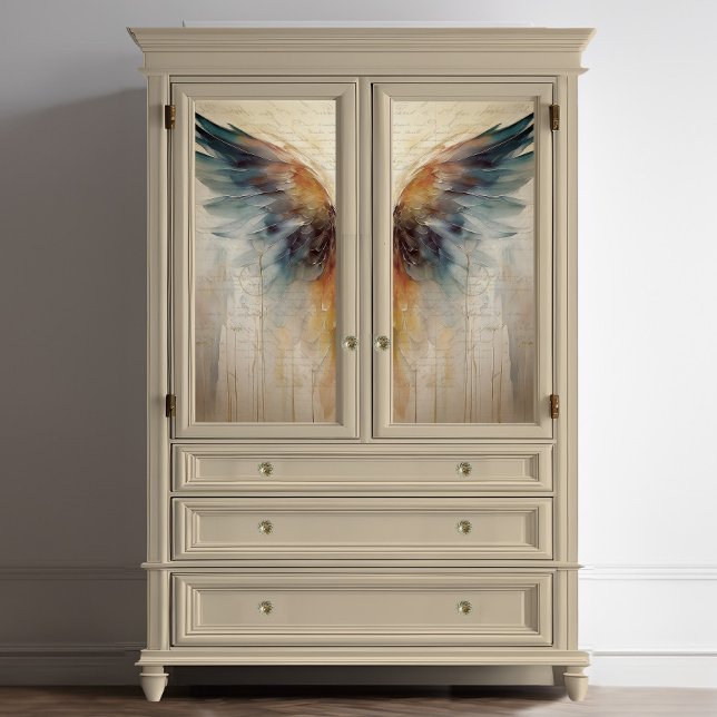 RIGHT Angel Wing Ethereal Abstract Impressionism Tissue Paper (Creator Uploaded)