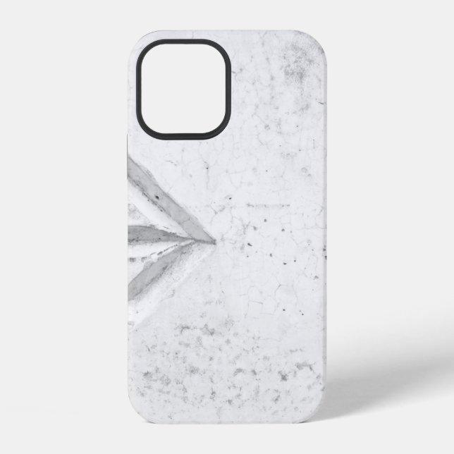 Right arrow sign on wall iPhone case (Back)