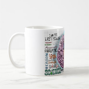 Right Brain Left Brain Coffee Mug