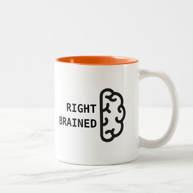 Right Brained Coffee Mug (Right)