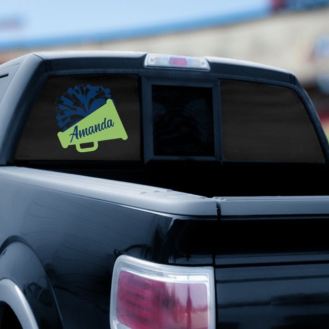 Right Facing Cheerleading Back Window Cling (Creator Uploaded)