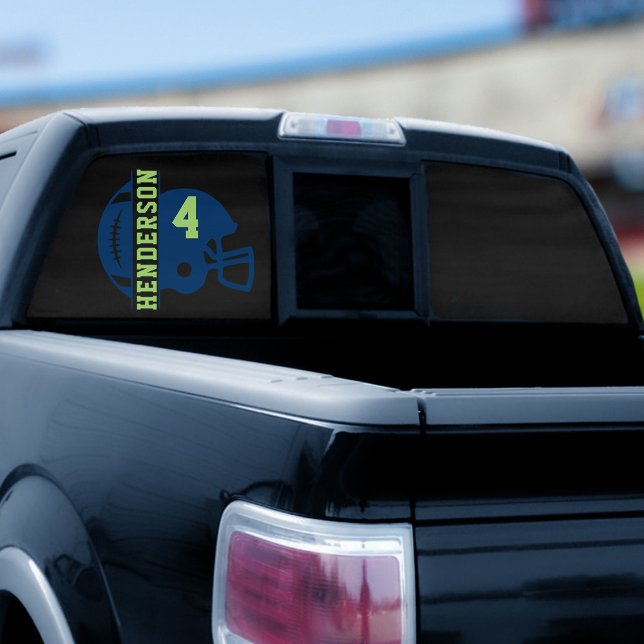 Right Facing Football Game Day Back Window Cling (Creator Uploaded)