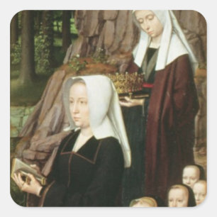 Right hand panel of the Jean de Trompes Square Sticker