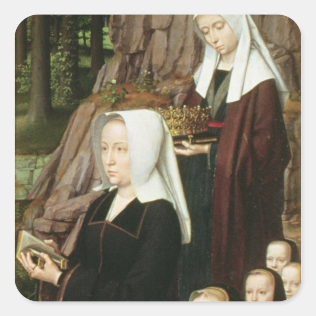 Right hand panel of the Jean de Trompes Square Sticker (Front)