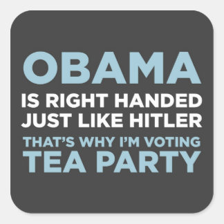 Right Handed Square Sticker