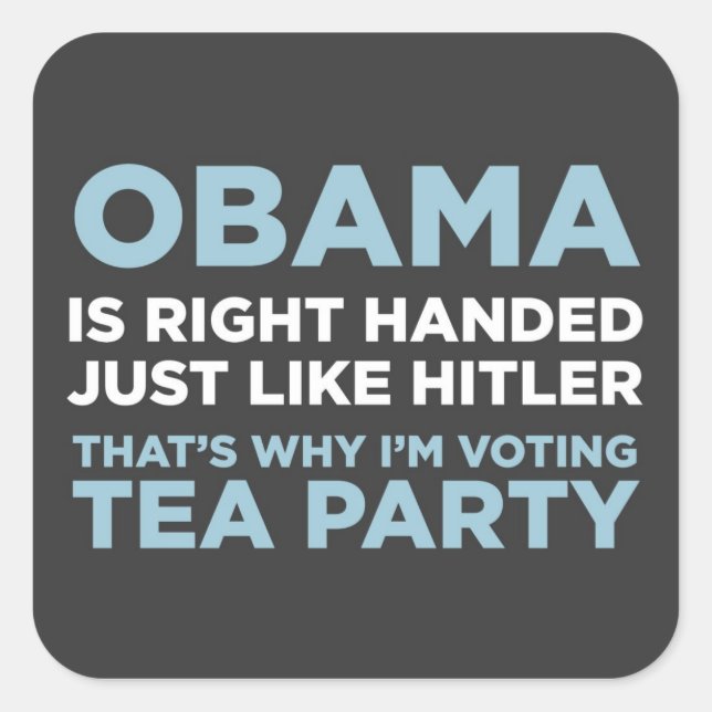 Right Handed Square Sticker (Front)