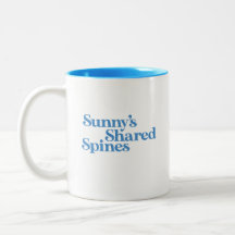 Right-Handed Two-Tone Mug Blue