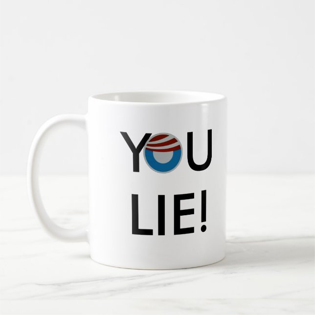 Right-handed You Lie! Mug (Left)