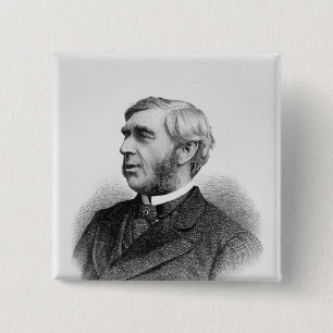 Right Honourable George J. Goschen 2 Inch Square Button