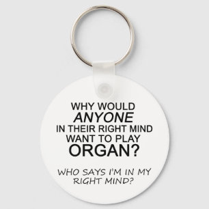 Right Mind Organ Keychain