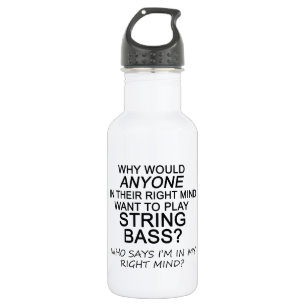 Right Mind String Bass 532 Ml Water Bottle