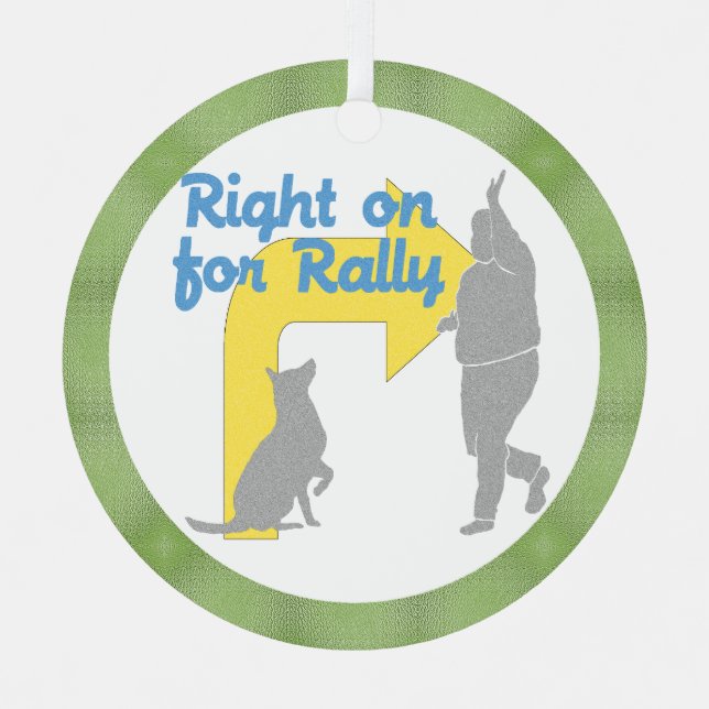 Right On For Rally Metal Ornament (Front)