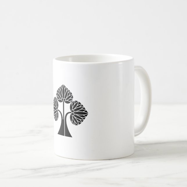 Right-separated standing aoi coffee mug (Front Right)