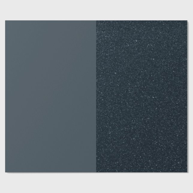 Right-Side Charcoal Split Gift Wrap – Customizable (Flat)